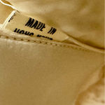 Vintage White Glass Beaded Patterned Crossbody Bag Art Deco Pearl Strap Party Photo 9