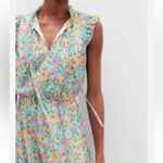 Banana Republic  Ruffle Floral MIDI Dress Size Small NWT Photo 1