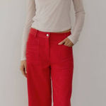Mod Ref All:Row The Nadya Red Corduroy Pants S Photo 0