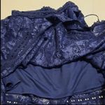 Nsr Provance Dress Women's Size XS Extra Small Blue Lace Sleeveless Photo 9