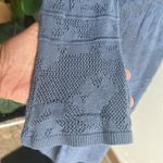 Sundance  Everyday Chic Pointelle Knit Overlay Bell Sleeve Blue Dress Size XS NWT Photo 8