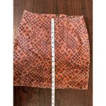 Free People  Orange Mini Skirt Size 4 Photo 6