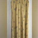 Zelda (90s designer) NEW 100% Silk Pastel Yellow Dove Dress Women’s Size M Size M Photo 0