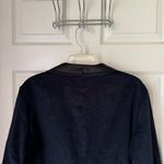 Amour Vert  XL Navy One Button Corduroy Blazer With Black Silk Trim‎ Lapel… Photo 5