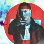 Eminem Small T Shirt Handmade Tie Dye Short Sleeve Green Blue Tee Rapper 1507 Photo 3