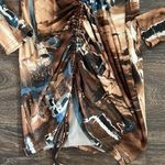 Miss Lola Printed Mesh Dress Photo 3