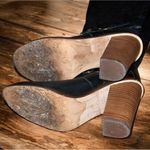 Boutique 9 High Chunky Heel Tall Boots Btcharissa Black Leather. Size 7M Photo 4