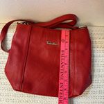 Valentina Red Pebbled Leather Shoulder Bag – Made in Italy Photo 9