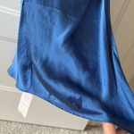 Abercrombie & Fitch  Size XS Blue Cowl Neck Draped Mini Dress New With Tags Photo 8