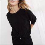 Aerie  Terry Cloth Muted Black‎ Long Sleeve Cinch Pullover Sweater Sz XS NEW Photo 1