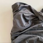 Old Navy Ruched Grey Strapless Swim Top Size XS Photo 2