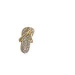 Luxury Zircon Gold plated Stud Earrings Gold Photo 4