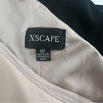 XScape NWT One-Shoulder Contrast Ruffle Jersey Sheath Gown Sz 12 Photo 4