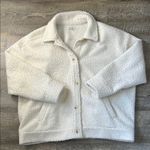 Madewell  Bouclé Bomber Jacket In Antique Cream Size XXL Photo 0