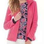 Lilly Pulitzer Pink Fleece Zip up Jacket- 807 Photo 0