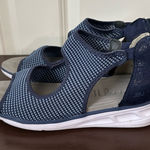 Jbu  Sport Jambu Blue Stretch Knit Back Zip Sandals Women's Size 10 Photo 0