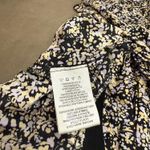 Vince Camuto Black Floral Midi Skirt Size XS Career Office Worship Photo 2