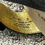 Alegria  Asha Black Crackle Black Leather Sandals Size 36‎ Photo 6