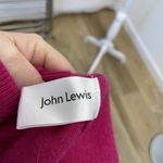 John Lewis 100% Cashmere Cardigan Sweater Soft Classic Bright Pink size 8 Photo 5