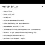 Endless Rose Baby Doll Halter Mini Dress Yellow Medium Y2K boho Photo 6