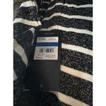 Jones New York NWT  Black White Striped Tunic Hoodie Dress Pocket Woman’s Sz XL Photo 7