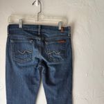 7 For All Mankind  Women's 26 Dark‎ Wash Low Rise Straight Leg Jeans Photo 4