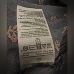 Old Navy  Dress Navy Blue Floral Short Sleeve Midi Wrap Dress Spring Brunch Photo 6