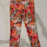Athleta Salutation Stash Pocket II Printed 7/8 Leggings Women's XS Floral Pink Photo 0