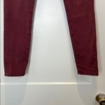 Anthropologie  AG purple/maroon The Abbey Ankle mid-rise super skinny size 27R. Photo 6