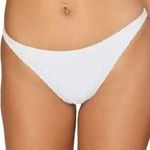ANDIE NWT Swim Demi Moore The Tropez Crochet Like Bottom Mid Rise S White #3669 Photo 0