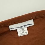 Robin Piccone  Simone Twist Bikini Bottom Extra Small NEW Stripe Swim Cocoa NWOT Photo 4