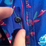 Thakoon 100% Silk Floral Long Sleeve Button Down Dress SAMPLE Size 4 Photo 9