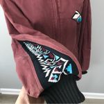 The Wear of the West Western Aztec Coat Purple Blue Embroidered Colorado 90s Photo 3