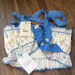 By Malina Alessandra Top in Capri Corals White Size XS Photo 1