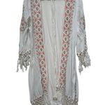 Melissa Odabash White Embroidered Kimono Cover Photo 0