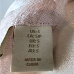 St. Tropez West Blush Pink 100% Linen Halter Shift Dress Small Photo 7