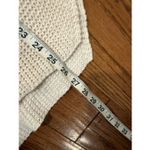 RDI cream waffle quarter zip tunic sweater M Photo 7