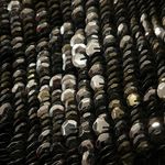 RETROFETE TARA SEQUIN CROCHET DRESS XS Black Photo 10