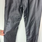 Missguided Black Moto Faux Leather Lace Up Hip Biker Straight Leg Pants Sz 6 Photo 10