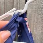 Imperfect Une Piece luxury swimsuit removable bows one piece blue pink floral 6 Photo 9