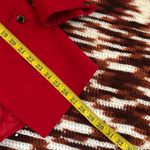 Rare Mary Kay Vintage USA Made Red Blazer Jacket Long sleeve No Lapel Corporate Office Siren Preppy Academia Size 4P Measurement in pics Photo 5