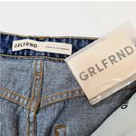 GRLFRND Karolina NEW High Rise Straight Crop in Hudson River Photo 7