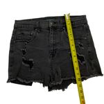Aeropostale High Waisted Aero Cheeky Jean Shorts Size 8 Cut Off Stretch Photo 3