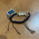 Juicy Couture  B-Gem Stone Black Braided Friendship Bracelet Photo 3