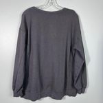 Wildfox Easy Does It Rainbow Graphic Oversized Vented Side Fleece Sweatshirt L Photo 5