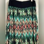 Women’s Icy Southwest Wide Leg Bell Bottom Dress Flowy Pants Sz XL EUC Green Photo 2