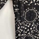 Free People | Black and White Floral Mini Dress sz 6 Photo 6
