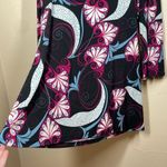 Suzie in the City Paisley Print V Neck empire waist Tunic 3/4 sleeves size XL Photo 6