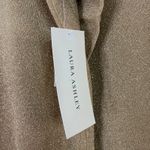 Laura Ashley  | Sweater Womens Large Metallic Gold 3/4 Sleeve Scoop Neck NWT Photo 2