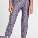 Athleta Salutation Printed Crop Jogger Pant in Tempest Violet Size Large 981117 Photo 0